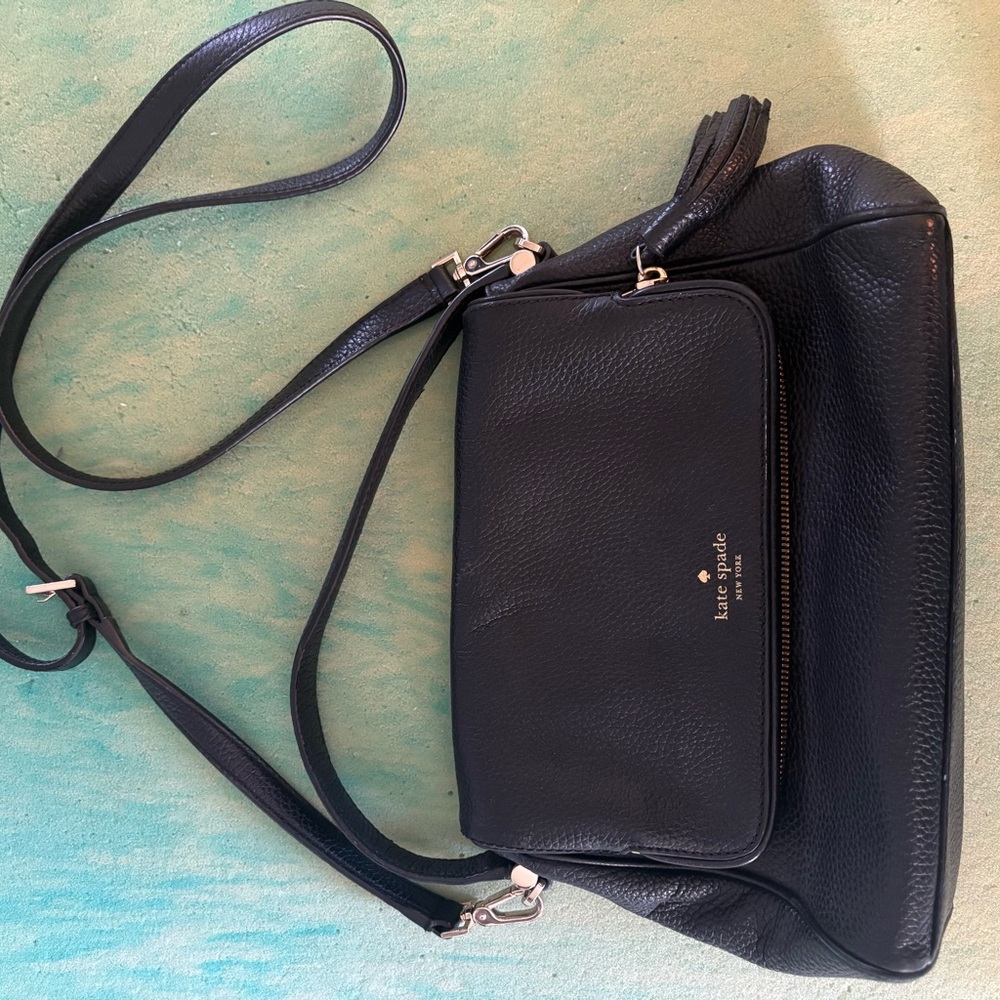 Kate Spade Midnight Black Crossbody Bag